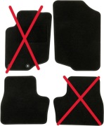 DBS, dywaniki samochodowe, peugot 207/207SW (2006-2014)