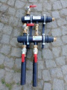 Rozdzielacz z rotametrami 2 sekcyjny 40/63mm