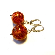 Fiolekart - Kolczyki, biżuteria artystyczna  - BURSZTYN, SWAROVSKI 