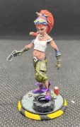 Space Punk, figurka rpg druk 3d, podstawka 25mm, pomalowana