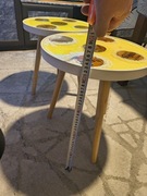 Stolik piwny, transparentny 3D