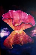 ,,Ciała krystaliczne" - farby akrylowe na płótnie 120x80 