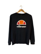 Bluza ellesse czarna duże logo l