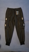 Czarne sodnie cargo/tactical joggers Black Squad rozm. S