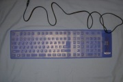 Lekko uszkodzona podróżna zwijalna klawiatura gumowa USB QWERTY WOOW