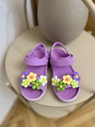 Sandały buty CROCS C9 rozmiar 25:26 fioletowe liliowe 