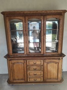 Witryna Dębowa 160 cm Safona