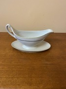 Porcelanowa vintage sosjerka z podtalerzem PMR Bavaria Jaeger & Co.