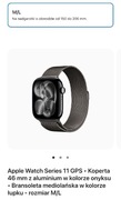 Apple watch 11 46 mm GPS + bransoleta mediolańska 