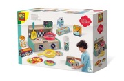 SES CREATIVE Zestaw do zabawy w kuchni - drewniana kuchnia z akcesoriam
