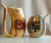 Dzbanuszki do wody mineralnej - Porcelana PRL
