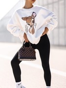 BLUZA DRESOWA OVERSIZE BASIC NOWOŚĆ WIOSNA 2026