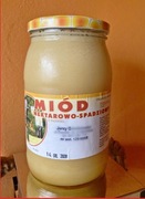 Miód nektarowo-spadziowy 2025 polski prawdziwy 1300g odporność 