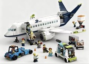 Klocki konstrukcyjne techniczne dla dzieci Samolot Pasażerski 913 el  