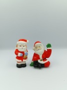 Świąteczne figurki św. Mikołaj Zestaw 2 sztuk