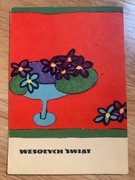 Kartka Świąteczna Prl