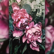 VIBRAMY Obraz olejny – "Kwiaty" ręcznie malowany | 100x150cm | unikat