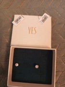 Naszyjnik nietrafiony prezent + kolczyki srebro yes