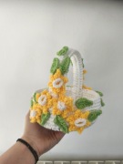 Koszyk wielkanocny wykonany ręcznie 