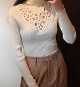 Sweter wełna + jedwab Oscalito 