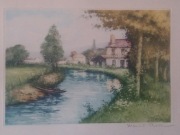 "Pejzaż nadrzeczny " z około 1932.r. Manuel Robbe