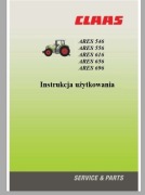 Instrukcja obsługi Claas Ares 546, 556, 