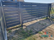 Brama przesuwna + furtka palisada, ocynk, łódzkie 