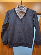 Sweter chłopięcy z kołnierzykiem