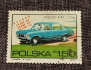 Znaczek pocztowy fiat 125p