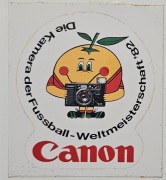 CANON , Oryginalna Naklejka z XX wieku