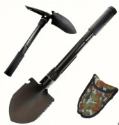 Łopata surviwalowa 4 w 1: łopata, kilof, otwieracz do piwa, pilnik.
