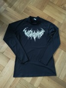 Longsleeve długi rękaw tshirt koszulka Temu czarny XS 34 24 hm 