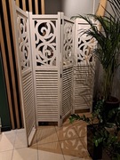 Parawan ażurowy drewniany