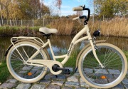 Rower Miejski 26" 1 Biegowy Kremowy Powystawowy WYSYŁKA