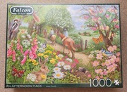 Puzzle Jumbo Falcon 1000 - Popołudniowa przejażdżka - IDEALNY/NOWY