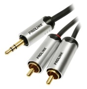 ProLink Futura Ultra Pro FTC 103 | Mini Jack - 2 x RCA Chinch | 2m