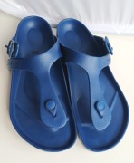 Klapki japonki Birkenstock Gizeh EVA rozmiar 40 granatowe niebieskie