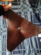 Skórzane siedzenie z czasów wojny,  Rozkładane  St