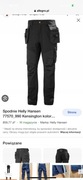 SPODNIE ROBOCZE HELLY HANSEN 44/czarne ze streczem 76-80 pas