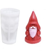 Duży SANTA MIKOŁAJ Bożonarodzeniowa forma silikonowa 13*7.5 do Świec Wosku 