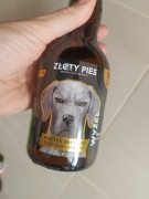 Butelka kolekcjonerska piwo Wyżeł Browar Złoty Pies porter bałtycki bourbon