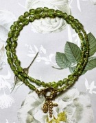 Naszyjnik z krzyżykiem i Cudownym Medalikiem GOCCIA DI VITA perydot, srebro