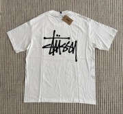 Nowa Oryginalna Koszulka Stussy Basic Tee | Biała Bluzka Stussy T-shirt
