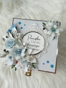 Drewniane pudełko PREMIUM na Chrzest Święty, pamiątka chrztu, prezent 