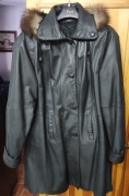 płaszcz kurtka skórzana damska 100% skóra stan bardzo dobry XXL