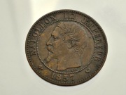 2 CENTIMES 1857 W