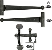 Kute tradycyjne zawiasy do drzwi + zatrzask