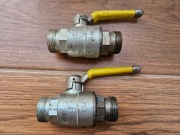 ZAWORY KULOWE DO GAZU DN 15 PN16 (2 SZT.)