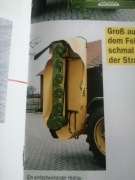 Prospekt kosiarki Krone AM S, AM CV EasyCut 1998r