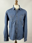 Koszula jeansowa męska Easy L denim bawełna casual codzienna